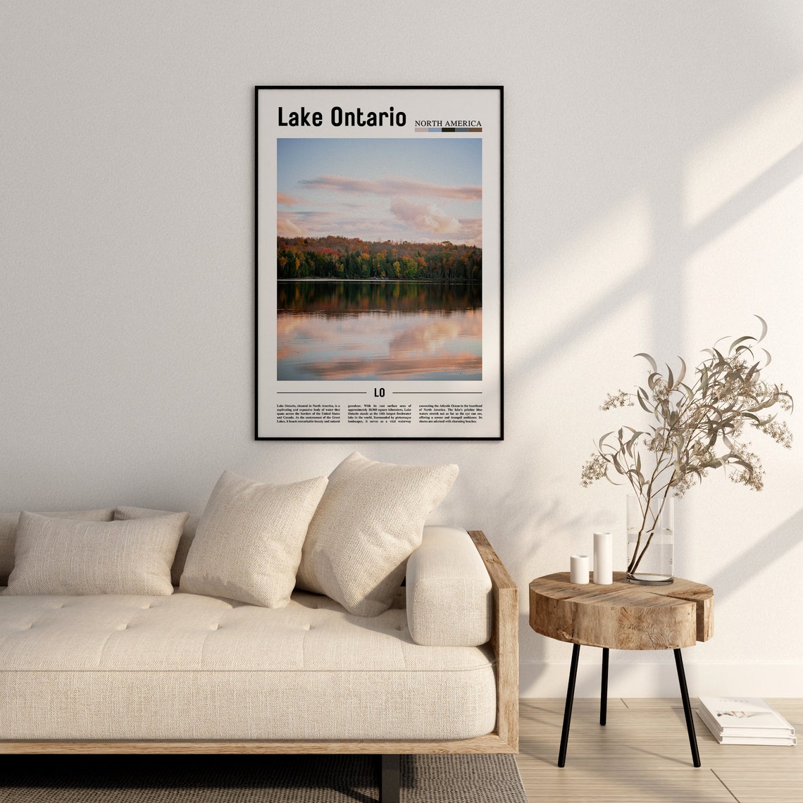 Lake Ontario Poster Lake Ontario Print Lake Ontario Wall Art North America Photo North America Poster North America Print - Image 2