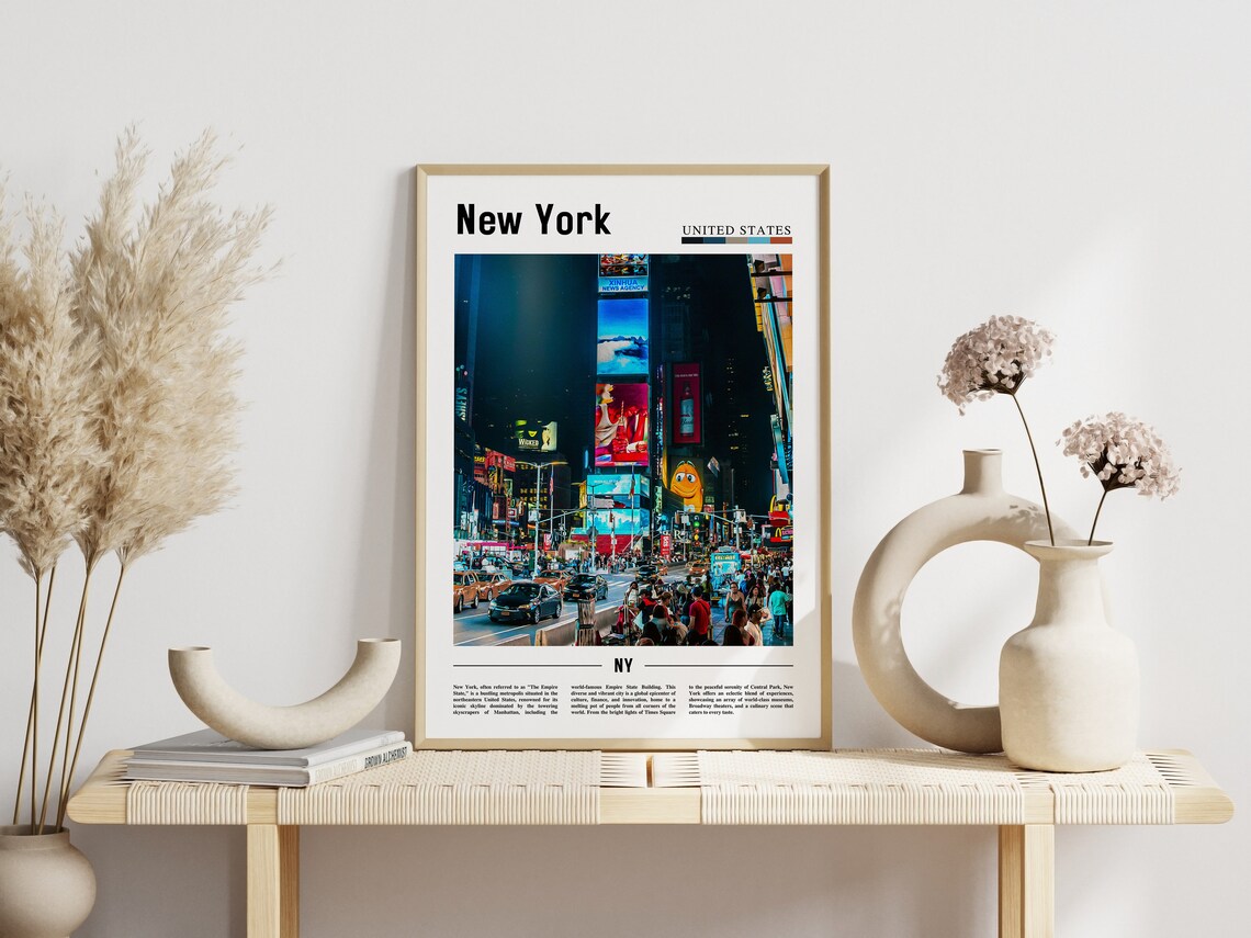 New York Travel Poster, City Wall Art Print - Image 6