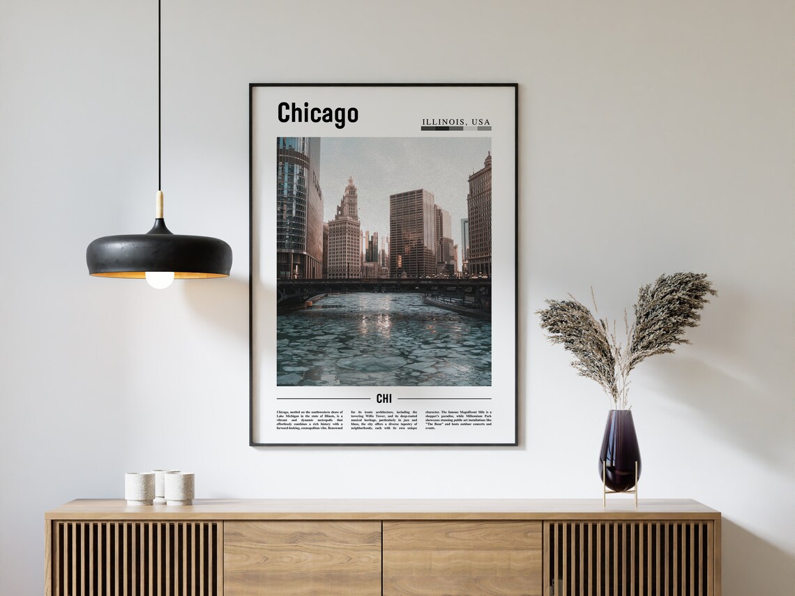 Chicago Travel Poster, United States Photo - Image 4