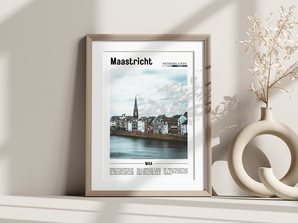 Maastricht Poster Maastricht Print Maastricht Wall Art Europe Photo Europe Poster Europe Print Travel Poster - Image 2