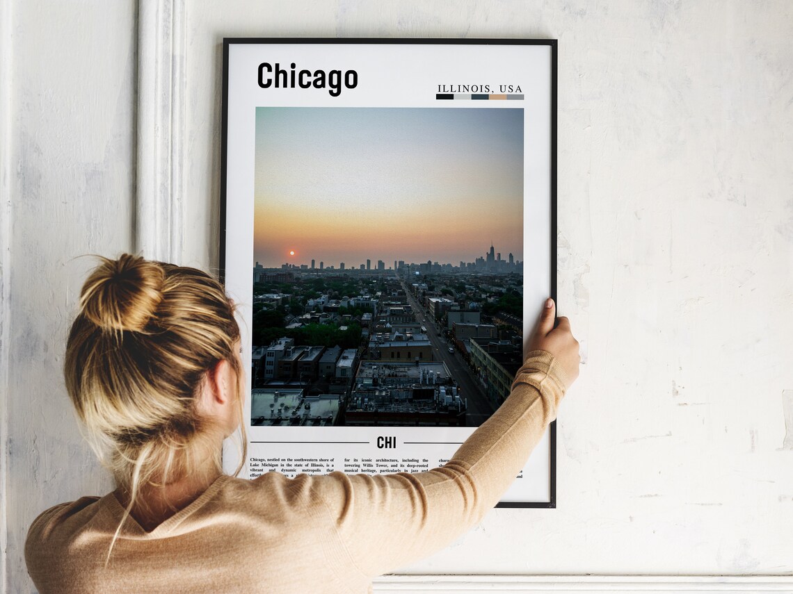Chicago Travel Poster, United States Photo - Image 5