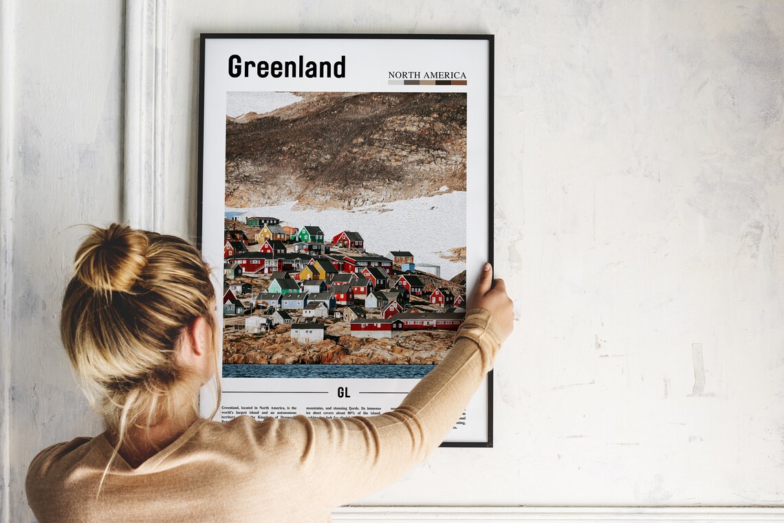 Greenland Travel Poster, North America Photo - Image 5