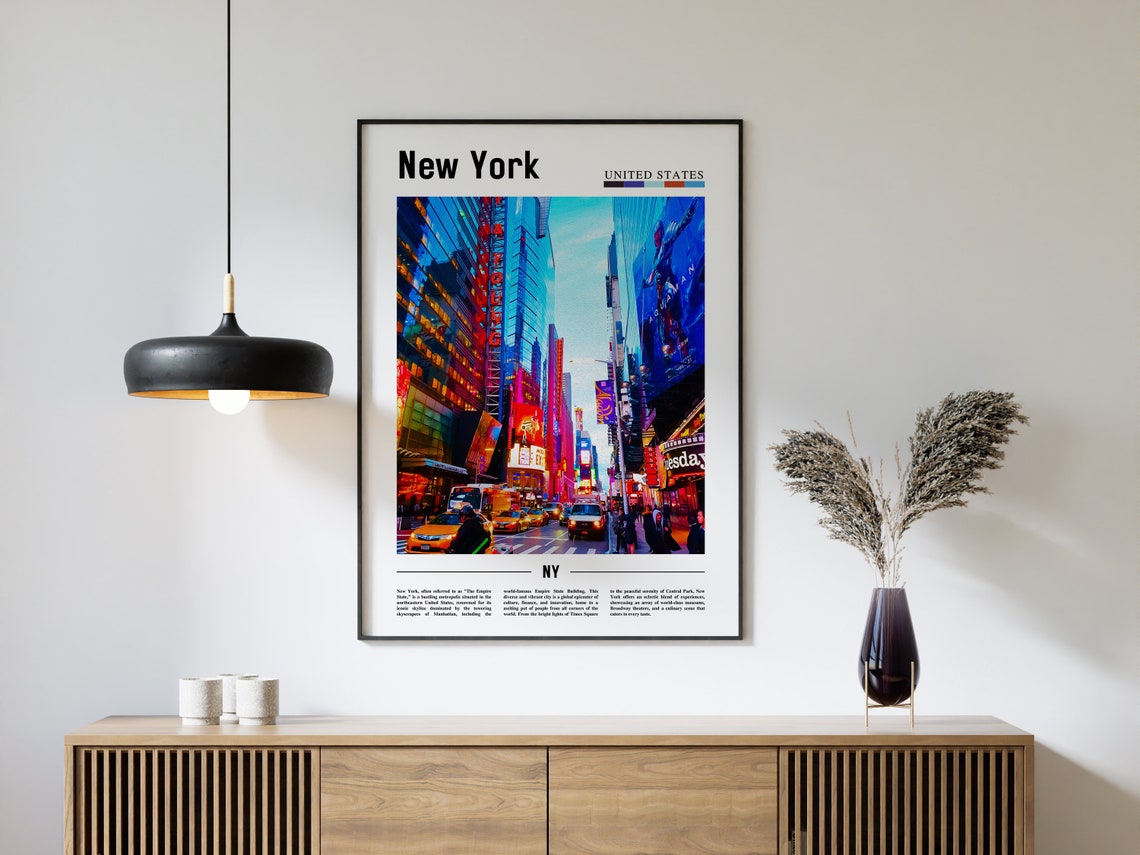 New York Poster New York Print New York Wall Art Ny Photo Ny Poster Ny Print New York Photo Travel Poster - Image 4
