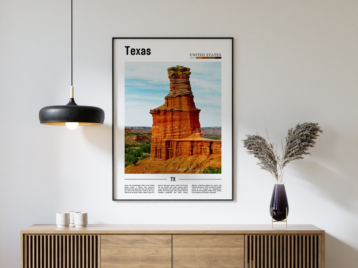 Texas Travel Poster, United States Photo - Image 4