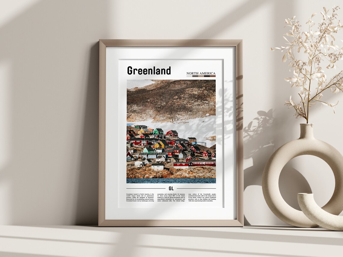Greenland Travel Poster, North America Photo - Image 3