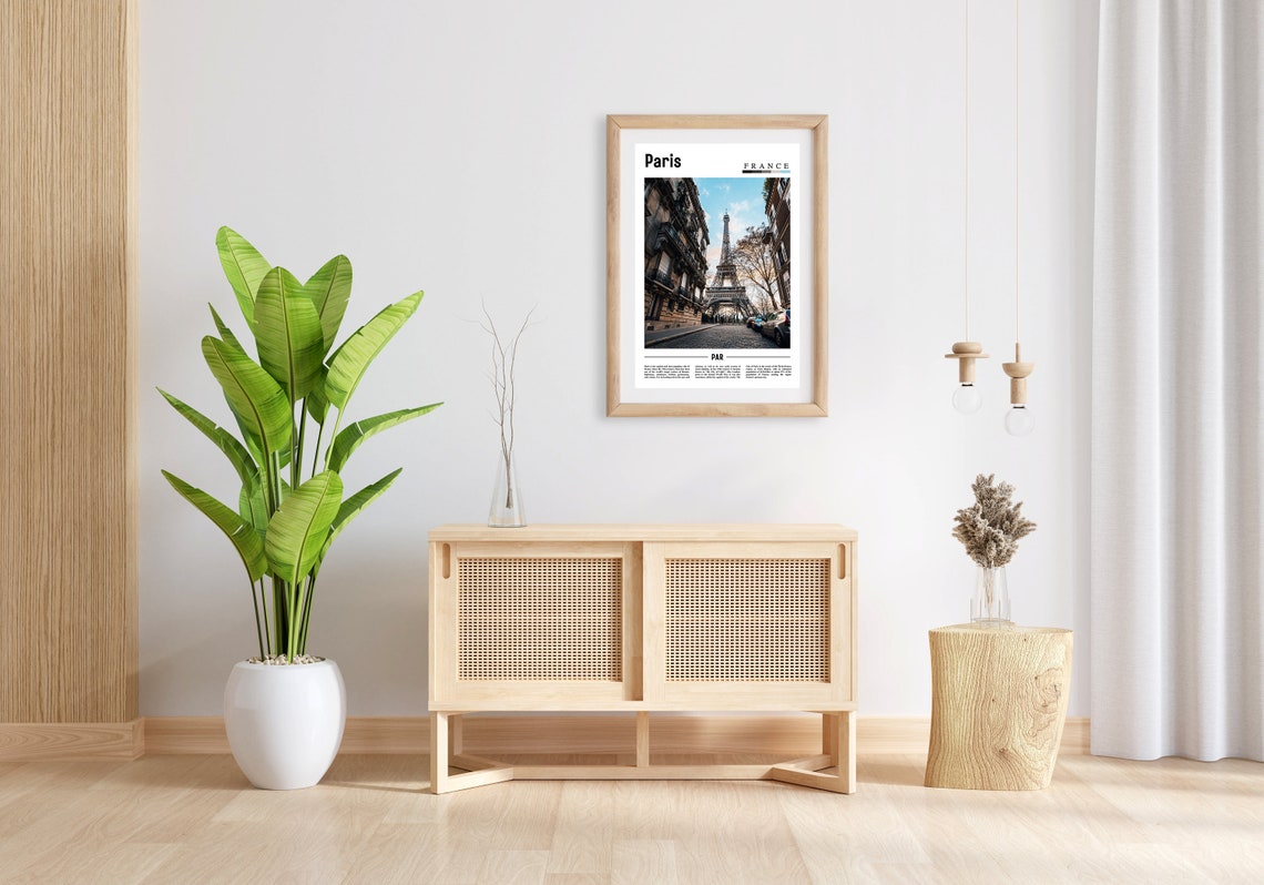 Paris Poster Paris Print Paris Wall Art France Photo France Poster France Print France Wall Art Minimal Travel Poster - Image 3