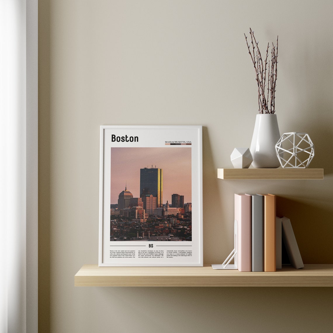 Boston Print Boston Poster Boston Wall Art United States Photo United States Poster United States Print Travel Poster - Image 2