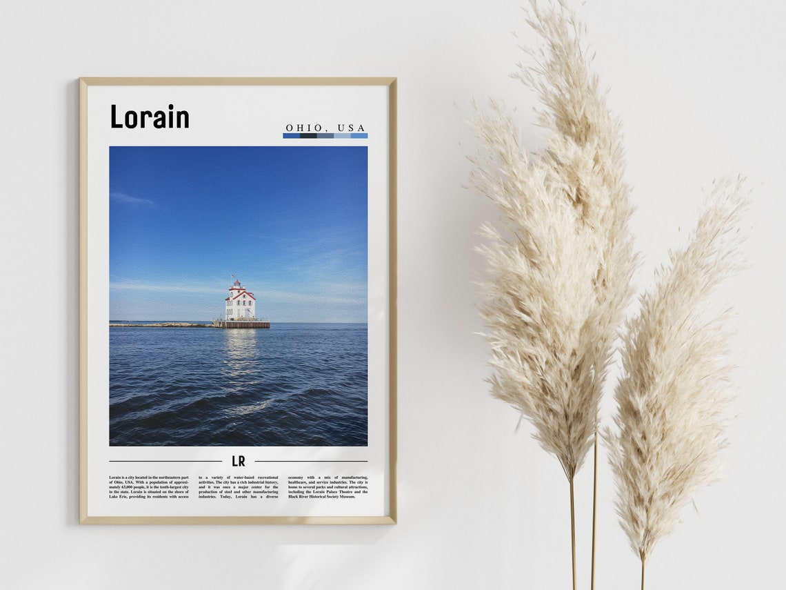 Lorain Poster Lorain Print Lorain Wall Art United States Photo United States Poster United States Print - Image 4