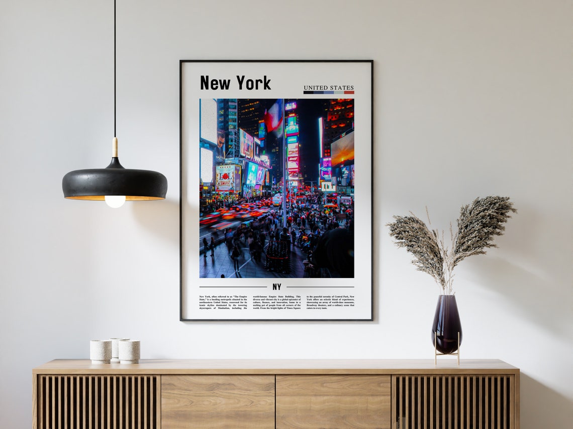 New York Poster New York Print New York Wall Art Ny Photo Ny Poster Ny Print New York Photo Travel Poster - Image 4