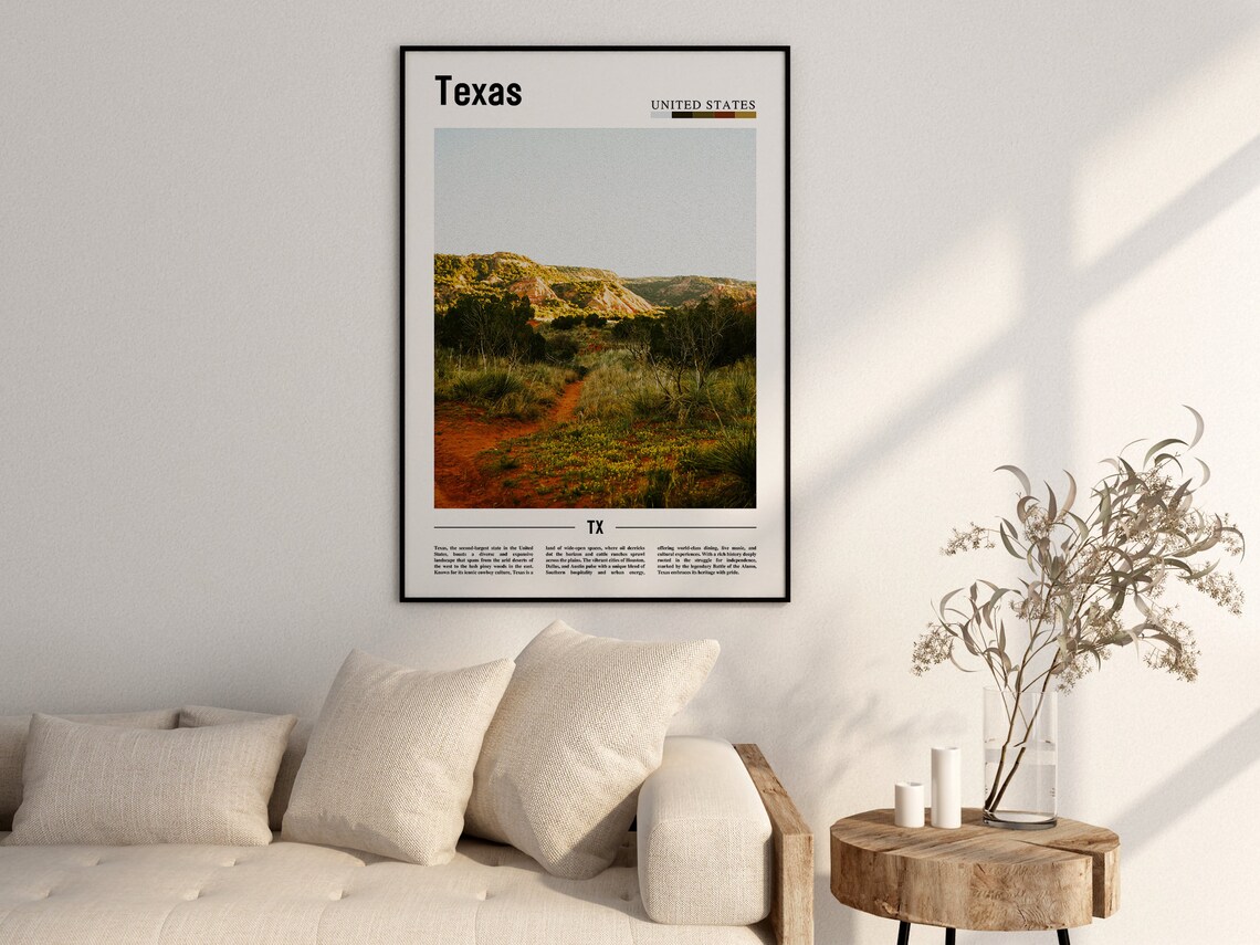 Texas Travel Poster, United States Photo - Image 2
