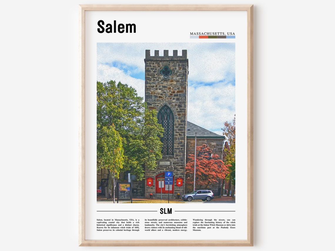 Salem Poster Salem Print Salem Wall Art United States Photo United States Poster United States Print