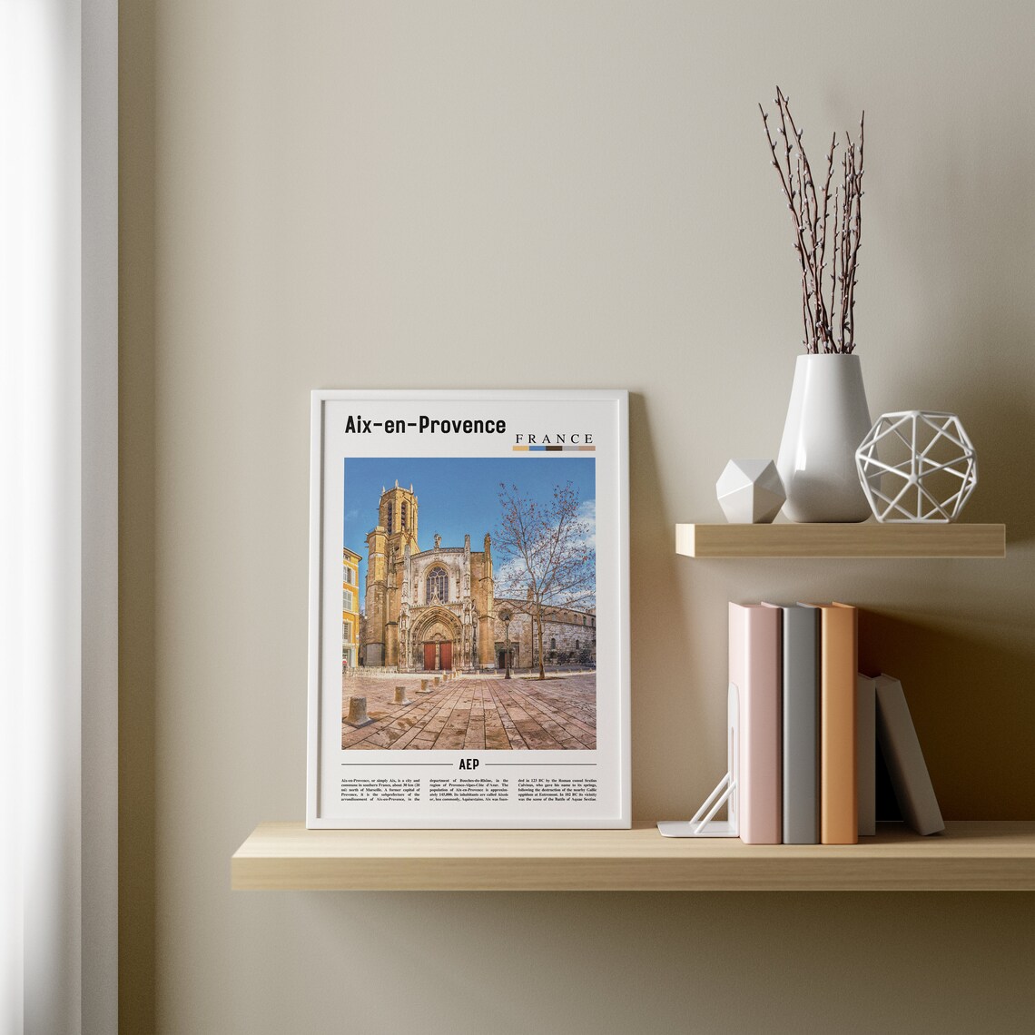 Aix En Provence Travel Poster, City Artwork - Image 3