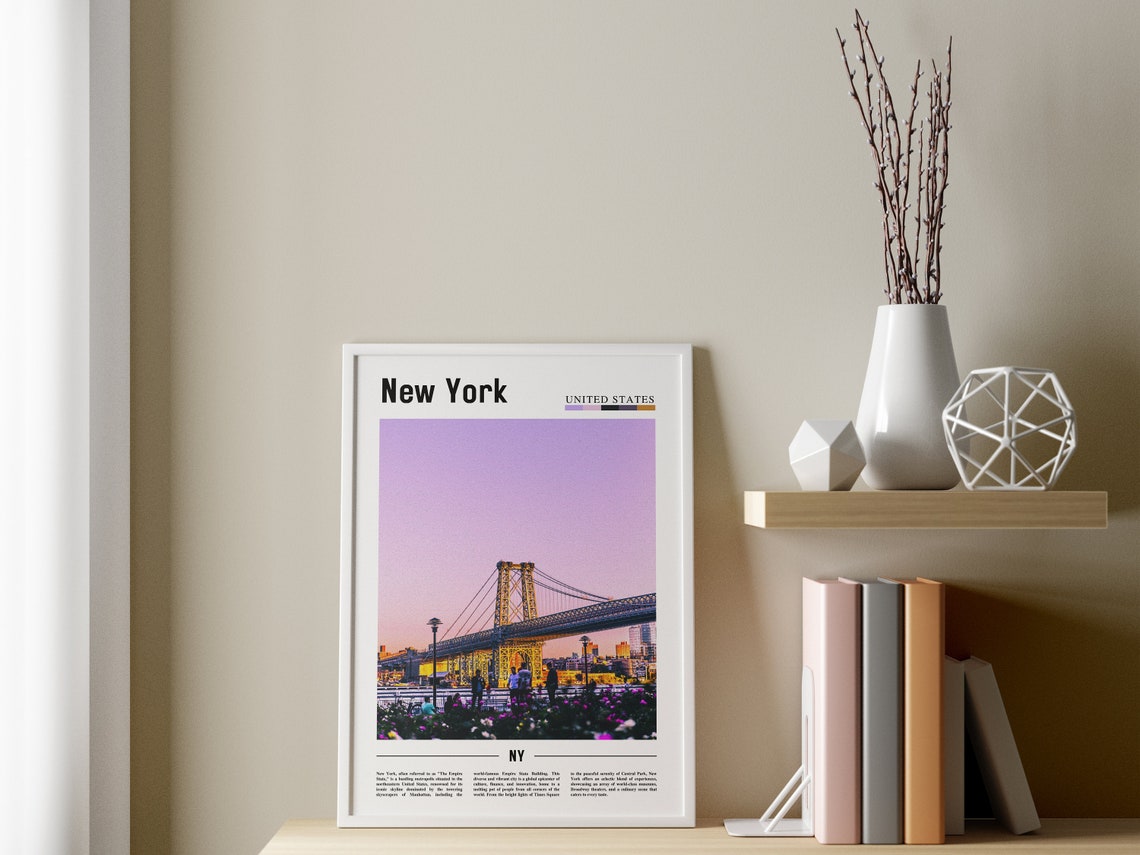 New York Poster New York Print New York Wall Art Ny Photo Ny Poster Ny Print New York Photo Travel Poster - Image 3