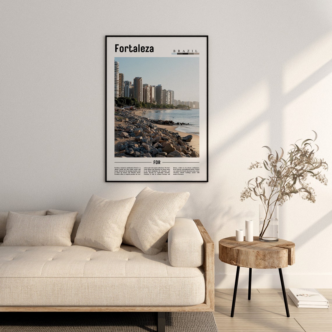 Fortaleza Poster Fortaleza Print Fortaleza Wall Art South America Poster South America Print Travel Poster - Image 2