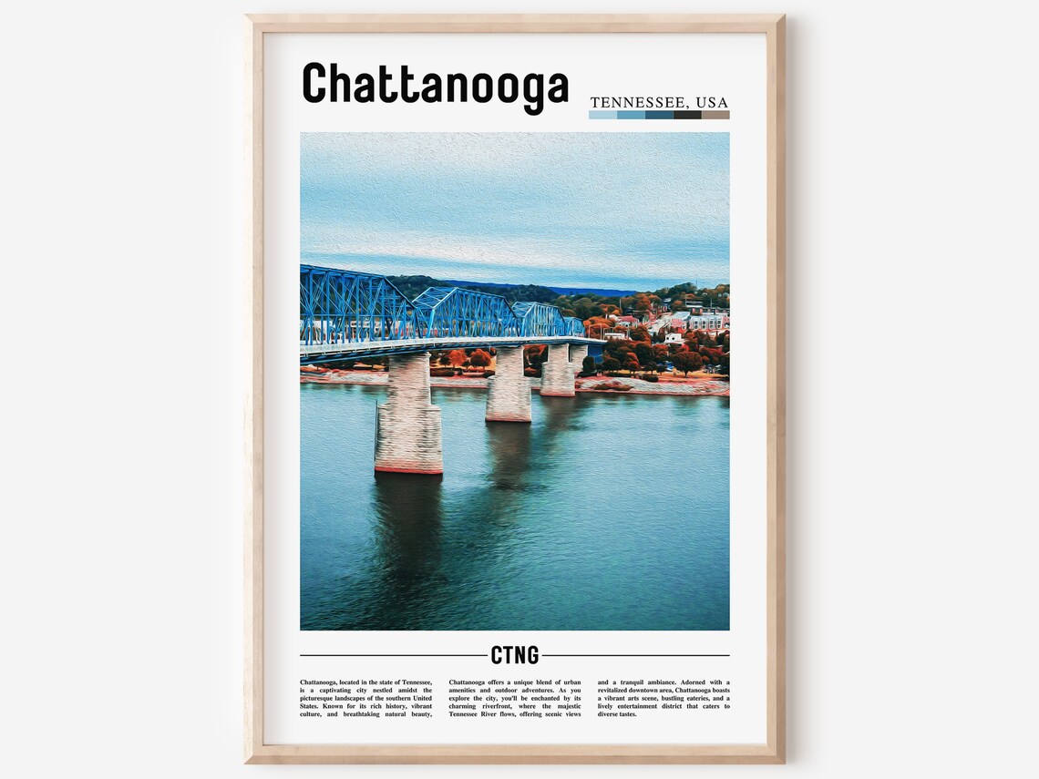 Chattanooga Travel Poster, United States Photo