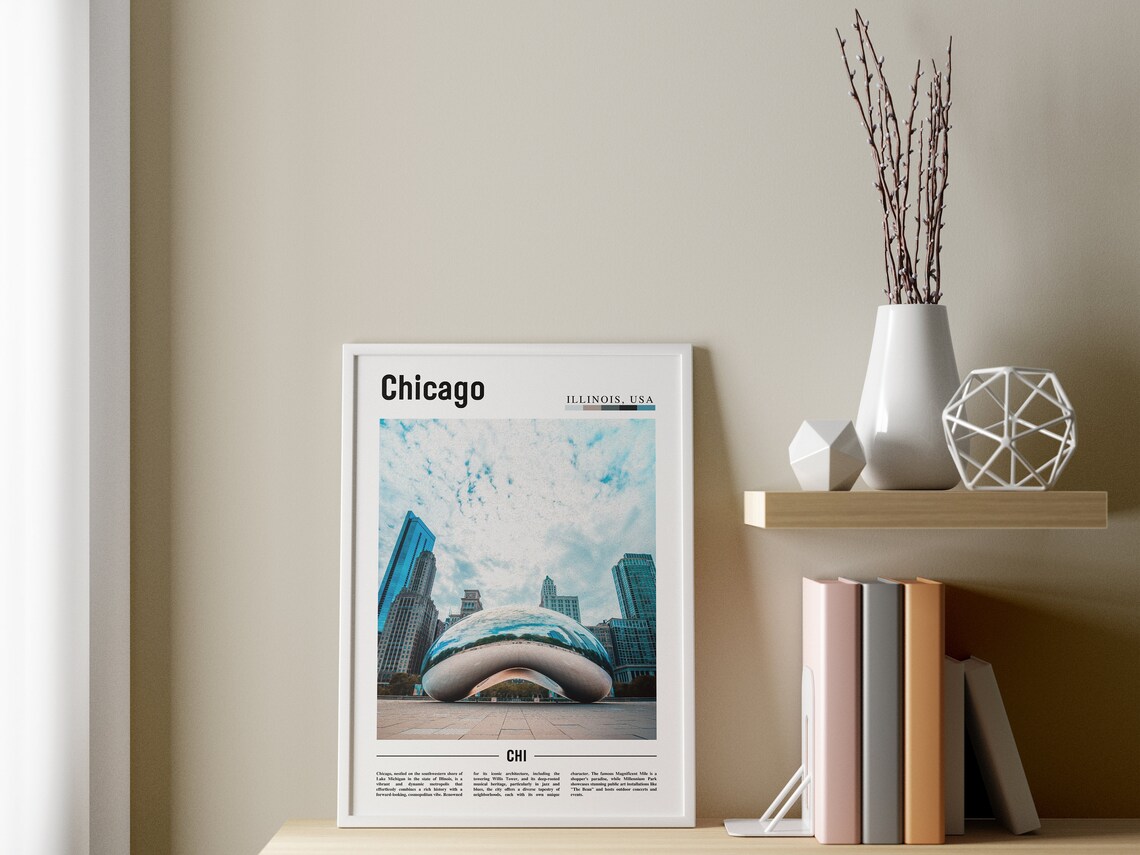 Chicago Travel Poster, United States Photo - Image 3