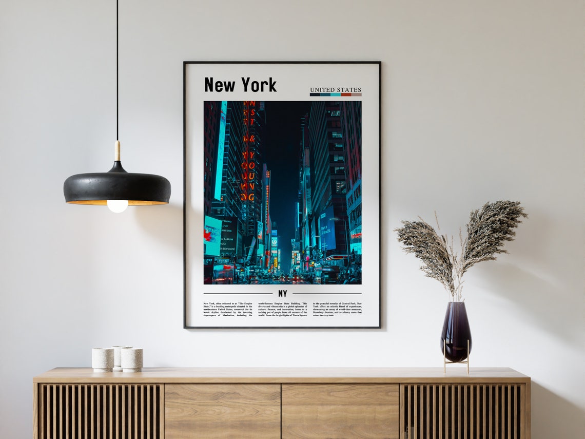 New York Travel Poster, New York Photo - Image 4