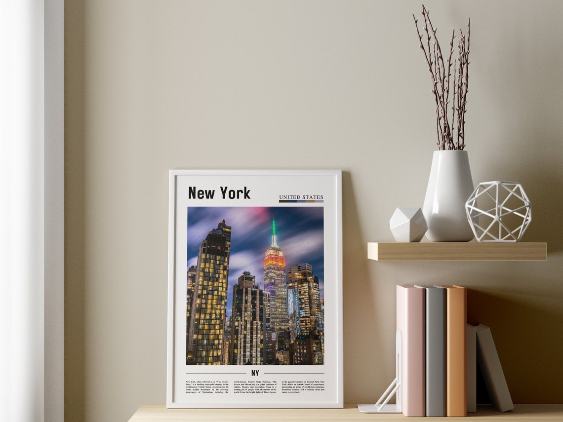 New York Poster New York Print New York Wall Art Ny Photo Ny Poster Ny Print New York Photo Travel Poster - Image 3