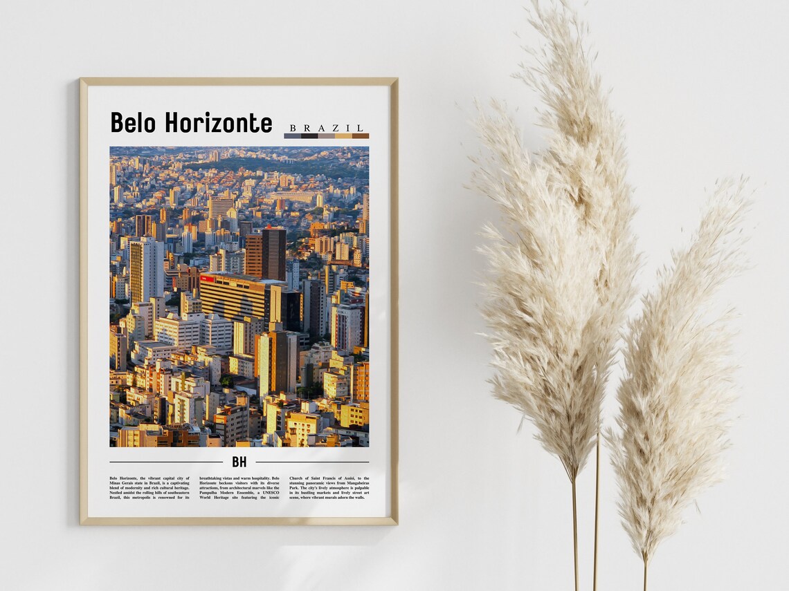 Belo Horizonte Travel Poster, South America - Image 4