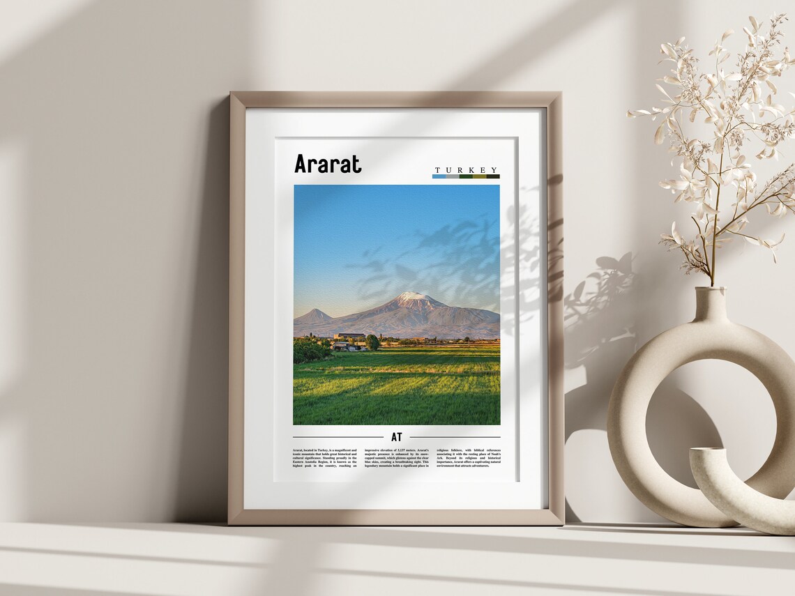 Ararat Poster Ararat Print Ararat Wall Art Europe Photo Europe Poster Europe Print Travel Poster - Image 3