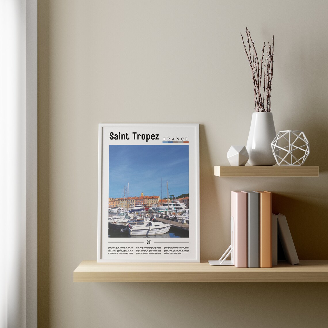 Saint Tropez Travel Poster, City Artwork - Image 3