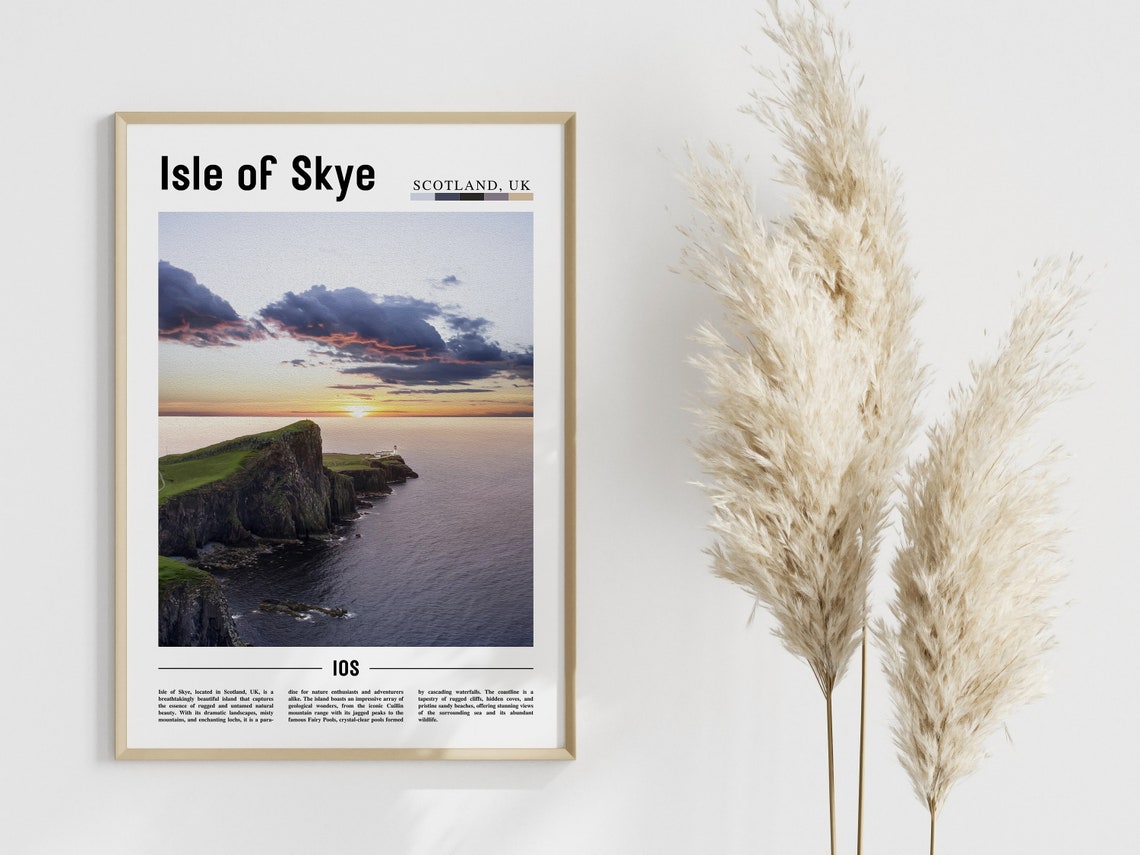 Isle Of Skye Poster Isle Of Skye Print Isle Of Skye Wall Art Europe Photo Europe Poster Europe Print Travel Poster - Image 4