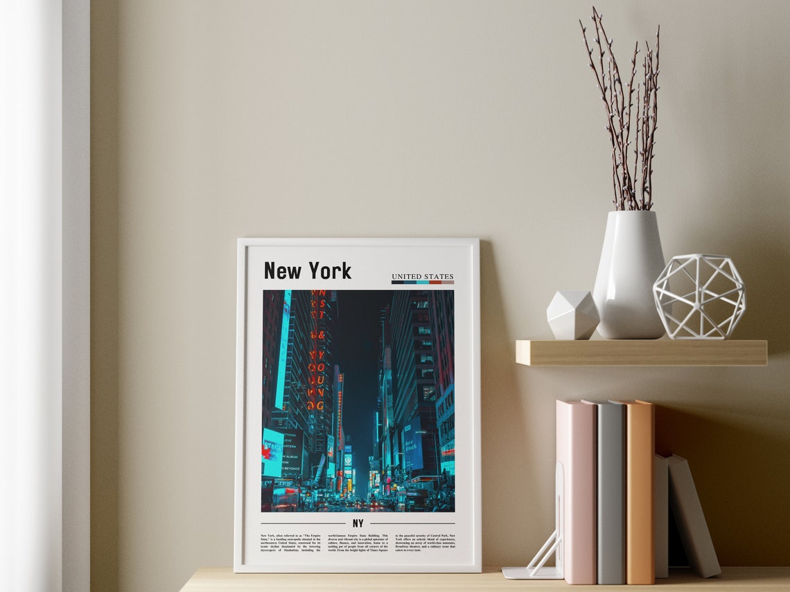 New York Travel Poster, New York Photo - Image 3