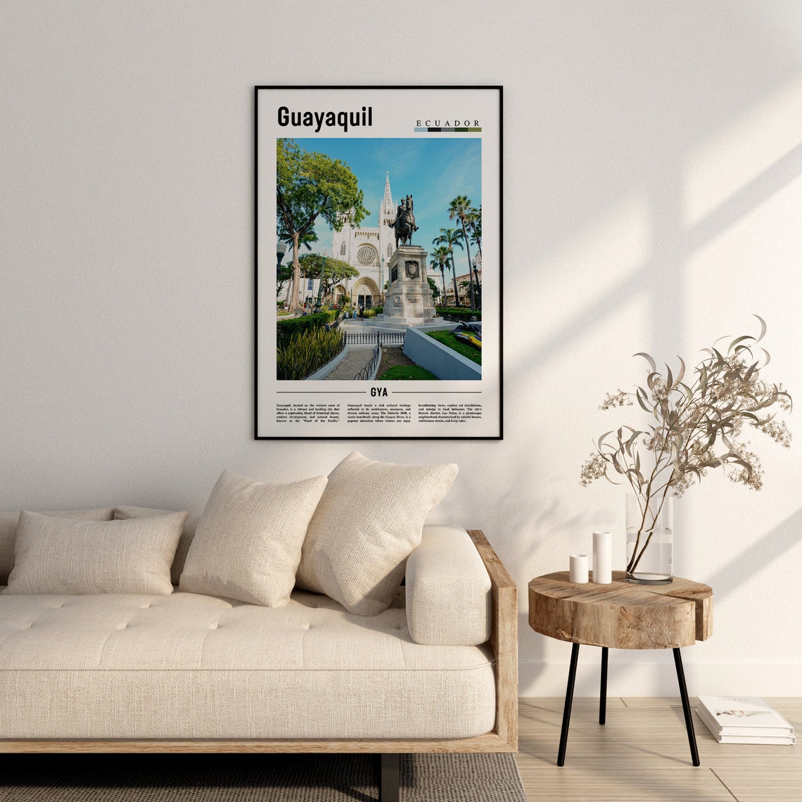 Guayaquil Poster Guayaquil Print Guayaquil Wall Art South America Poster South America Print Travel Poster - Image 2