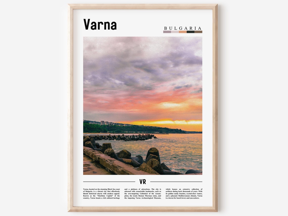 Varna Poster Varna Print Varna Wall Art Europe Photo Europe Poster Europe Print Travel Poster