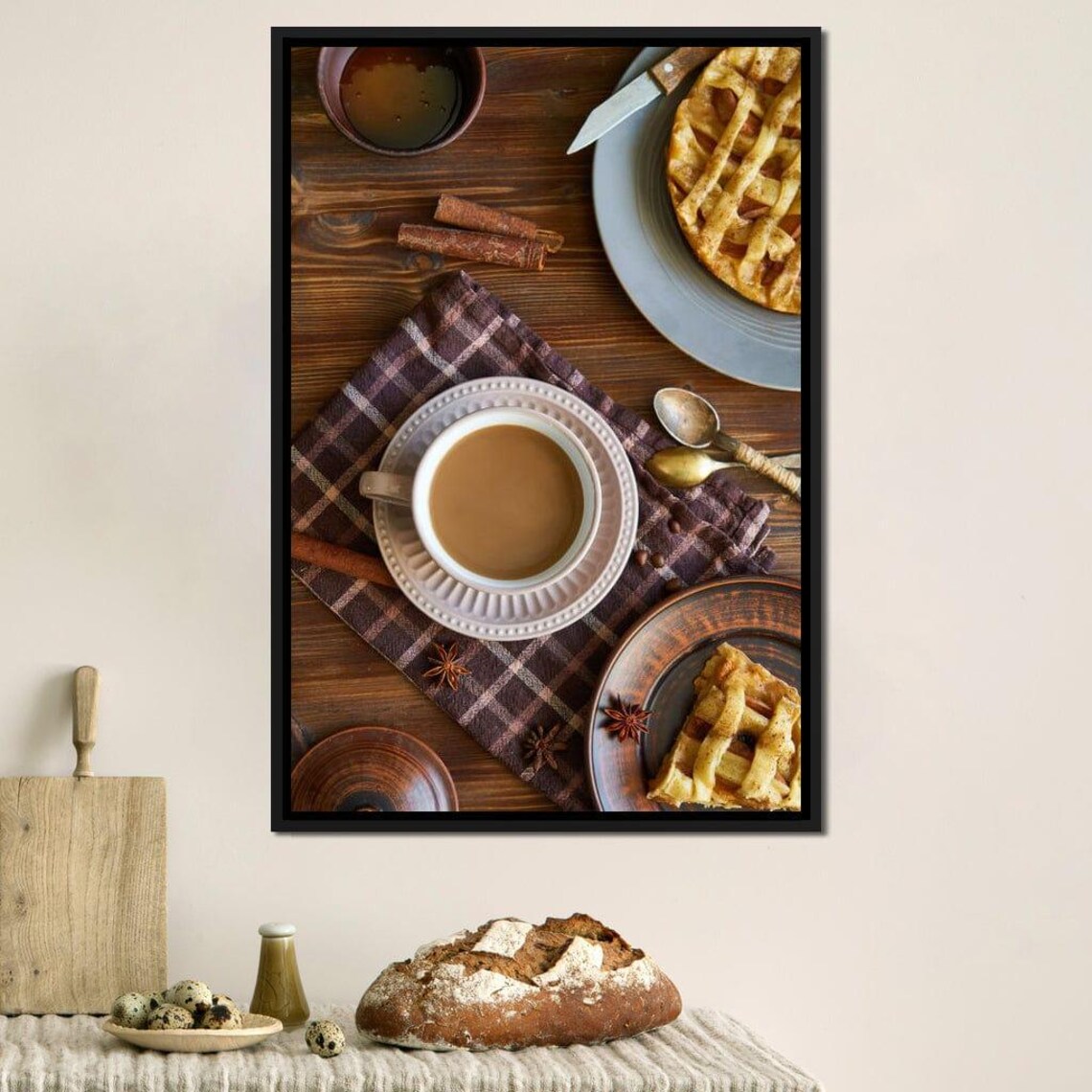 Cup Of Coffee With Sugar Pie - Still Life