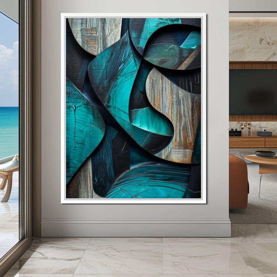 Colorful Modern Abstract 037 - Image 3