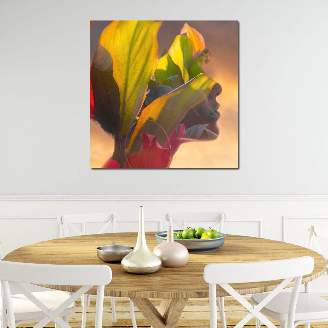 Green Mind - Minimalist Art Print - Image 2