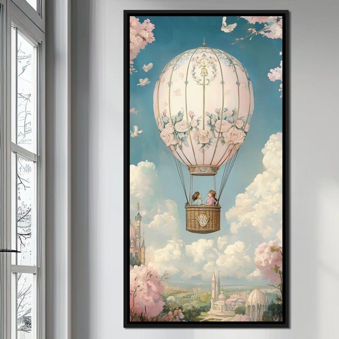 Fantasy Flight Over Blossoms, Modern Home Decor - Image 3