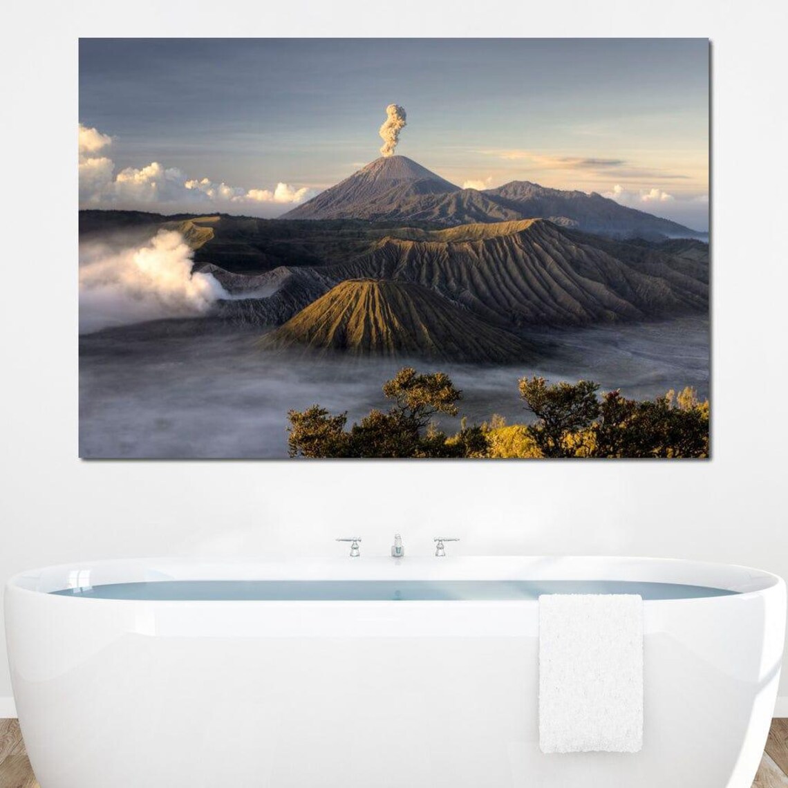 Bromo Volcano Landscape Art Print - Image 3