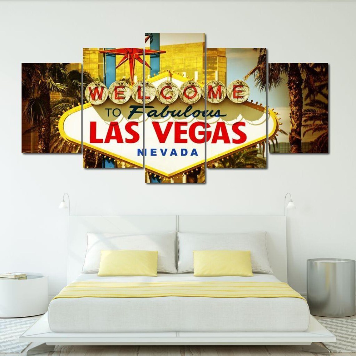 Welcome To Fabulous Las Vegas Sign, Travel Poster