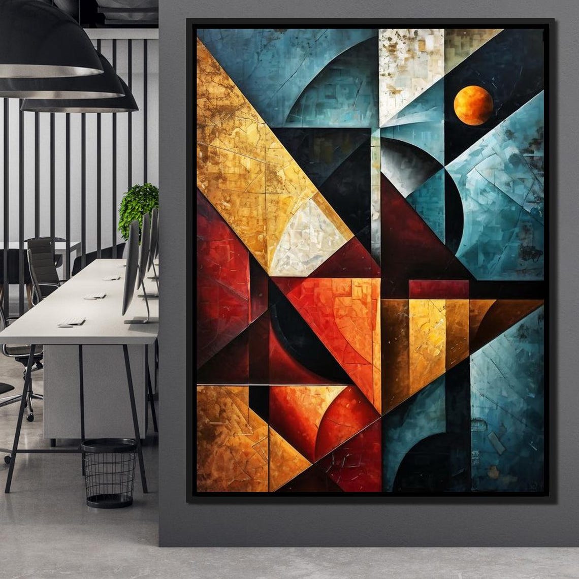 Colorful Modern Abstract Art - Image 4