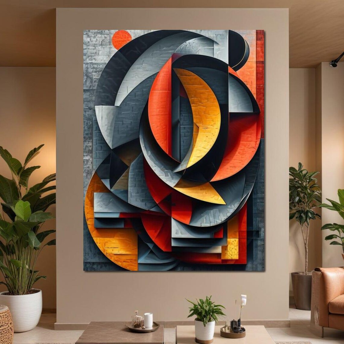 Colorful Modern Abstract Art - Image 2