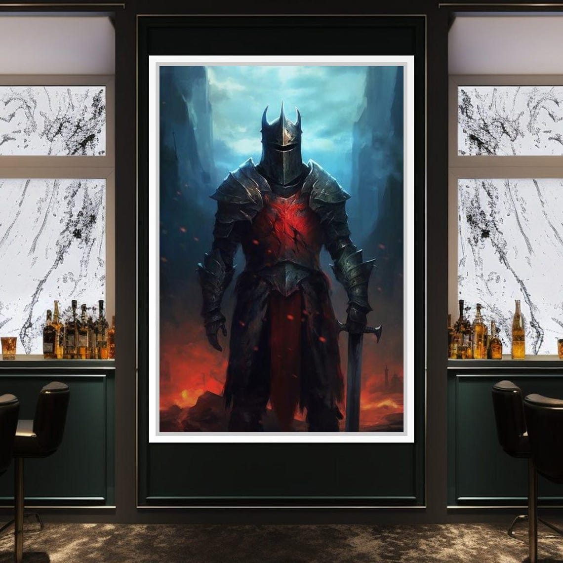 Dark Paladin Lords Legacy Medieval Warrior Fantasy Gothic Home Decor Knight Armor Wall Art By Nichecanvas - Image 3