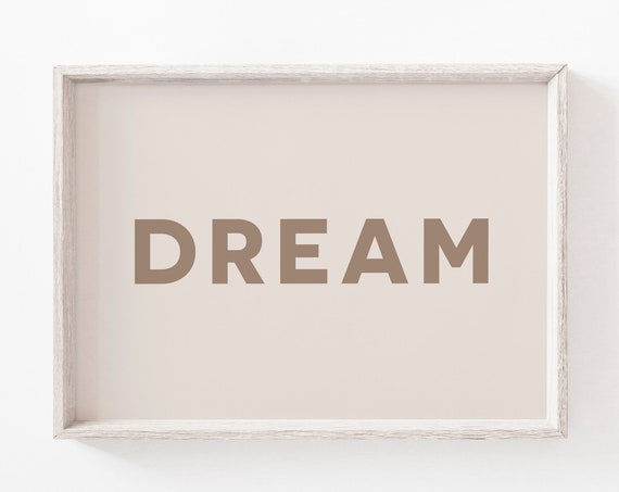 Quote Print Beige Scandinavian Minimalist Art Print