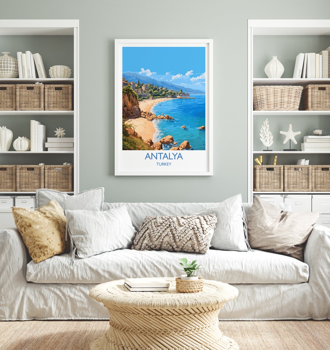 Antalya Travel Poster, Turkey Travel Poster - Image 4