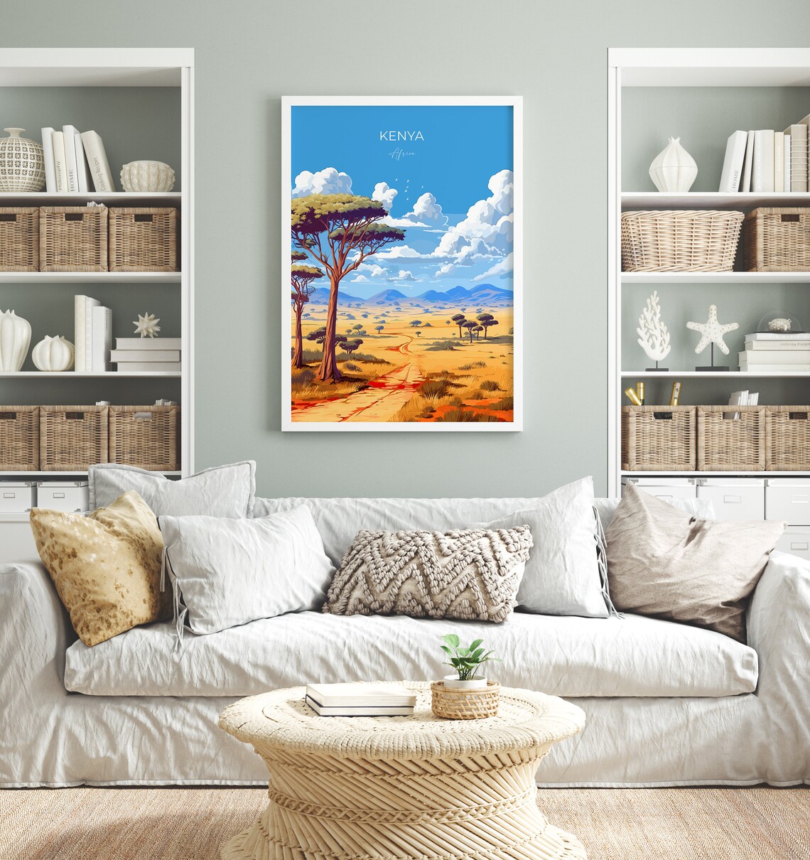 Kenya Travel Gift Africa Art Print - Image 4