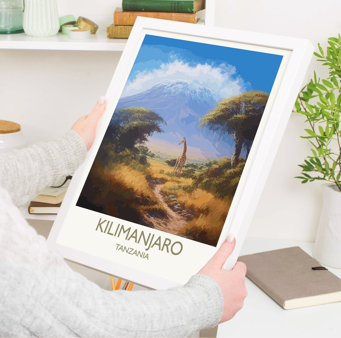 Kilimanjaro Tanzania Travel Poster - Image 5