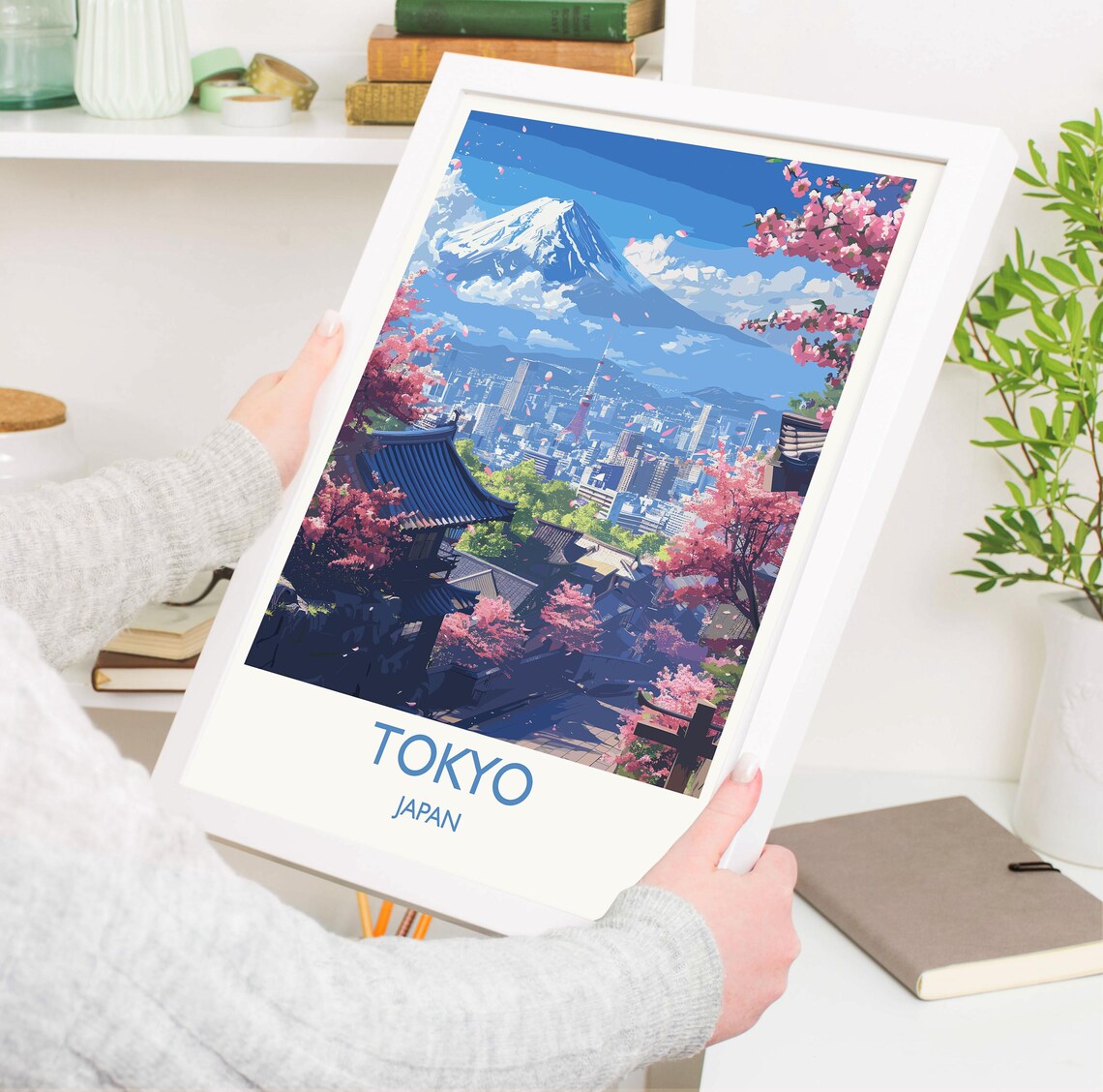 Tokyo Travel Poster, Japan and Asia Wall Art Print - Image 3