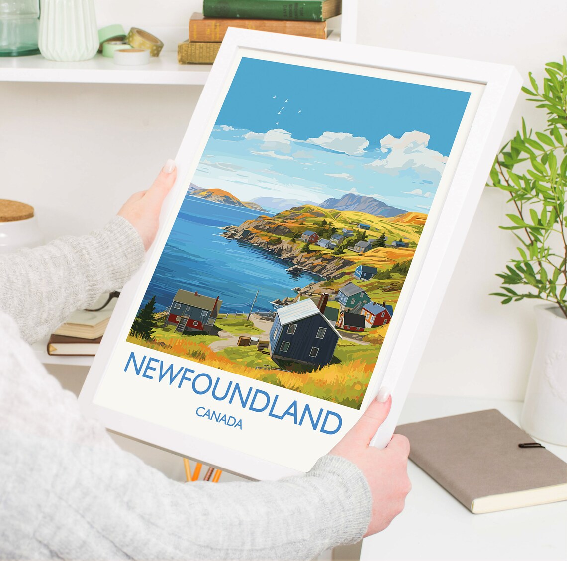 Newfoundland Travel Poster, Canada Travel Art Print - Image 5
