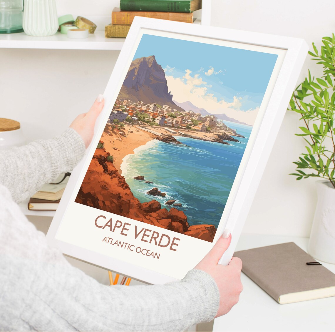 Cape Verde Travel Poster, Africa Wall Art Print - Image 5