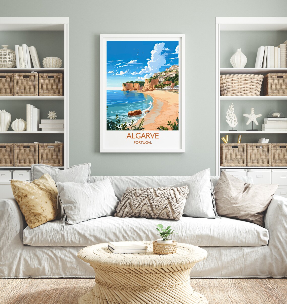 Algarve Travel Poster, Portugal Place Print - Image 4