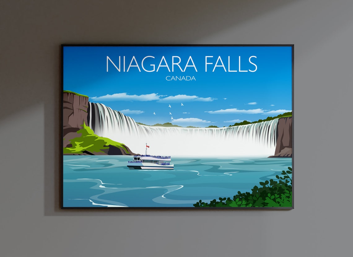 Niagara Falls Canada Horseshoe Falls Tour Boat Voyage Poster - Image 3