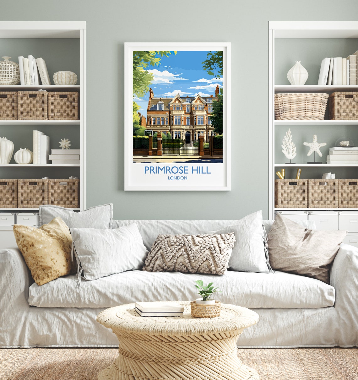 Primrose Hill Travel Print Travel Poster Of Primrose Hill London Poster Primrose Hill Gift Primrose Hill Art London Art - Image 5