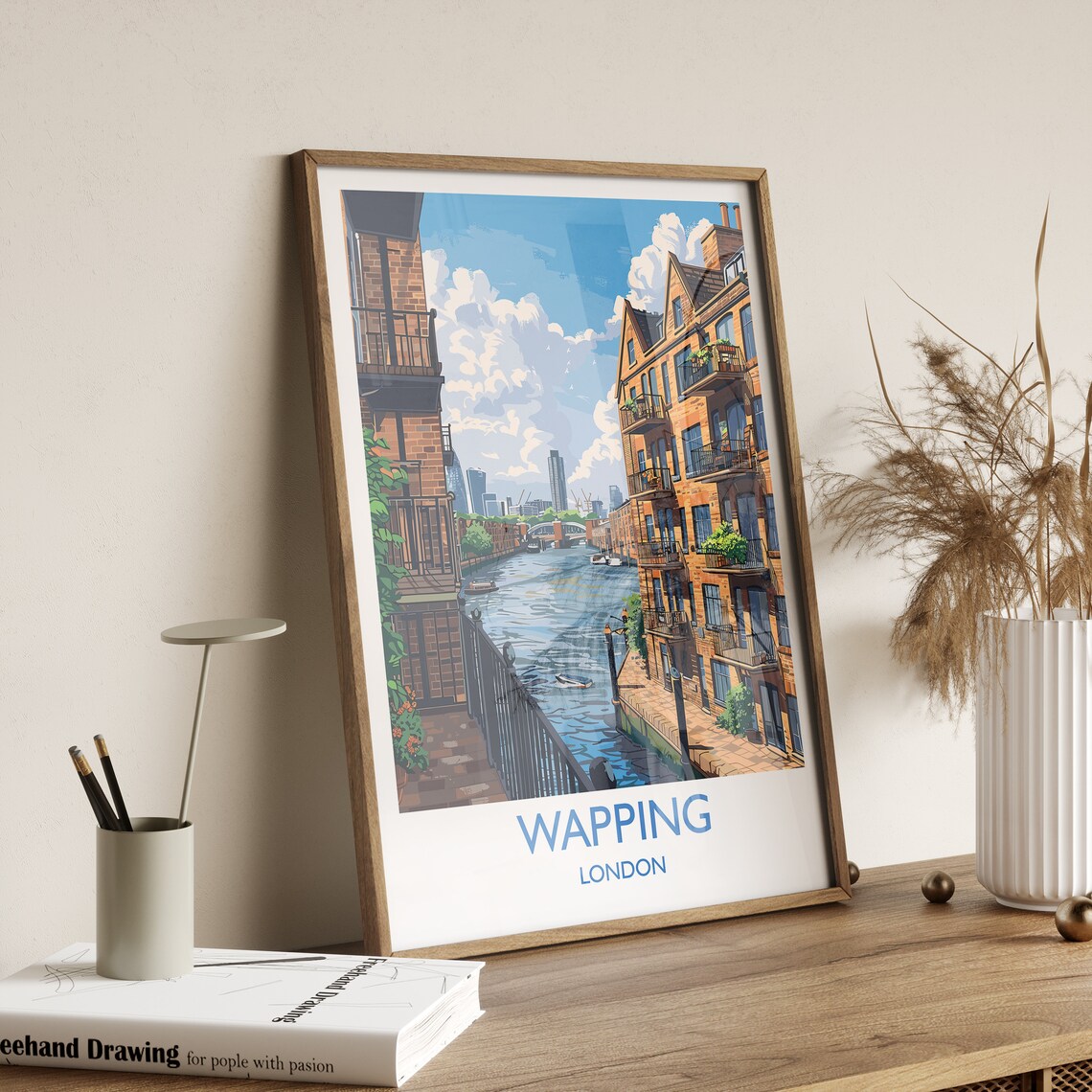 Wapping Travel Poster, London Travel Art Print - Image 2