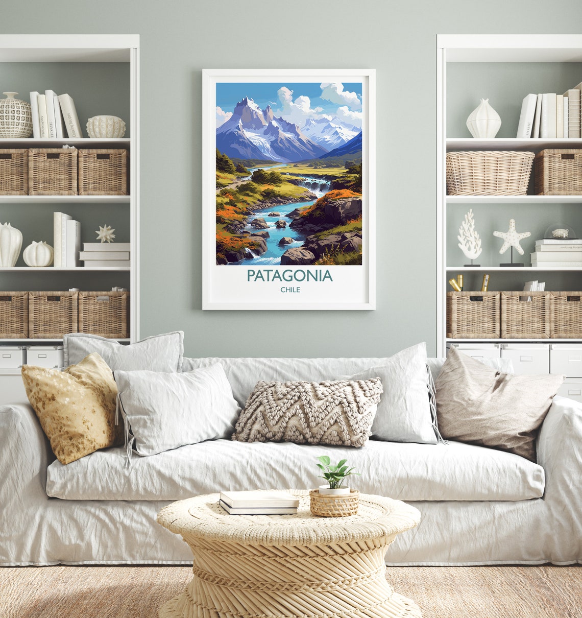 Patagonia Travel Print Travel Poster Of Patagonia Chile South America Patagonia Gift - Image 4